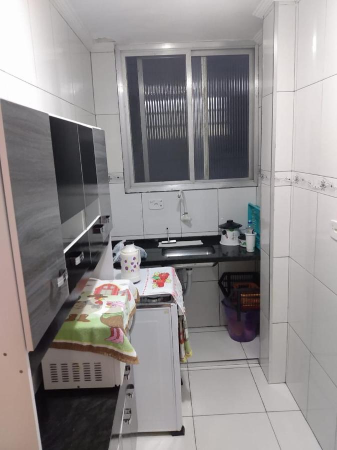 Kitnet Pe Na Areia- Guilhermina Praia Grande  Exteriör bild