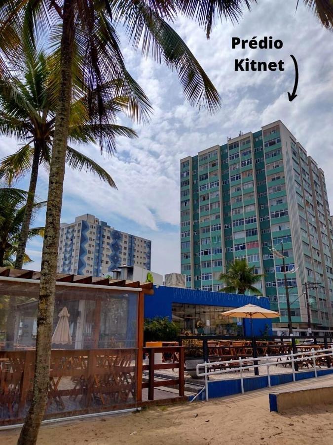 Kitnet Pe Na Areia- Guilhermina Praia Grande  Exteriör bild